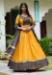 Picture of Alluring Rayon Orange Lehenga Choli