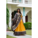 Picture of Alluring Rayon Orange Lehenga Choli