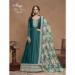 Picture of Fine Silk Teal Anarkali Salwar Kameez