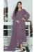 Picture of Admirable Georgette Fuchsia Straight Cut Salwar Kameez