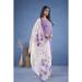 Picture of Chiffon Light Steel Blue Readymade Salwar Kameez