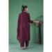 Picture of Pretty Silk Maroon Readymade Salwar Kameez