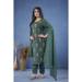 Picture of Magnificent Silk Dark Slate Grey Readymade Salwar Kameez