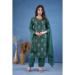 Picture of Magnificent Silk Dark Slate Grey Readymade Salwar Kameez