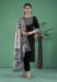 Picture of Appealing Silk Black Readymade Salwar Kameez