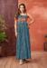 Picture of Magnificent Georgette Sea Green Readymade Gown