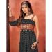 Picture of Marvelous Georgette Black Readymade Gown