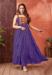 Picture of Excellent Georgette Dark Orchid Readymade Gown