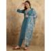 Picture of Pleasing Chiffon Cadet Blue Readymade Salwar Kameez