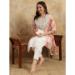 Picture of Nice Chiffon White Readymade Salwar Kameez