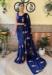 Picture of Superb Georgette Midnight Blue Saree