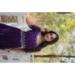 Picture of Well Formed Georgette Purple Readymade Gown