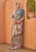 Picture of Nice Silk Dark Olive Green Saree