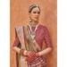 Picture of Resplendent Silk Indian Red Saree