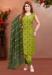 Picture of Shapely Silk Olive Drab Readymade Salwar Kameez