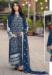 Picture of Georgette Midnight Blue Straight Cut Salwar Kameez