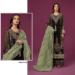 Picture of Georgette Saddle Brown Straight Cut Salwar Kameez