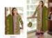 Picture of Chiffon & Silk Olive Drab Straight Cut Salwar Kameez