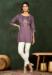 Picture of Alluring Chiffon Plum Kurtis & Tunic