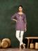 Picture of Alluring Chiffon Plum Kurtis & Tunic