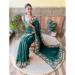 Picture of Gorgeous Silk Sea Green Saree