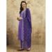 Picture of Well Formed Chiffon Slate Blue Readymade Salwar Kameez