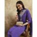 Picture of Well Formed Chiffon Slate Blue Readymade Salwar Kameez