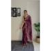 Picture of Ideal Georgette Maroon Saree