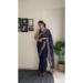 Picture of Charming Georgette Midnight Blue Saree