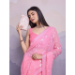 Picture of Ravishing Chiffon Light Pink Saree