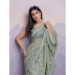 Picture of Fascinating Chiffon Dark Sea Green Saree