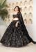 Picture of Fascinating Georgette Black Lehenga Choli