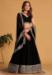 Picture of Grand Georgette Black Lehenga Choli