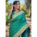 Picture of Appealing Silk Dark Cyan Saree