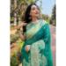 Picture of Radiant Organza Dark Cyan Saree