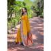 Picture of Grand Silk Dark Golden Rod Saree