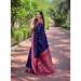 Picture of Bewitching Silk Dark Slate Blue Saree