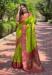 Picture of Graceful Silk Yellow Green Saree