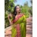 Picture of Graceful Silk Yellow Green Saree