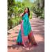 Picture of Sightly Silk Dark Cyan Saree