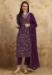 Picture of Well Formed Chiffon Brown Readymade Salwar Kameez