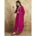 Picture of Marvelous Chiffon Pink Readymade Salwar Kameez