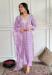 Picture of Georgette Medium Purple Readymade Salwar Kameez