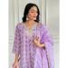 Picture of Georgette Medium Purple Readymade Salwar Kameez