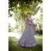 Picture of Lovely Georgette & Net Plum Lehenga Choli