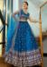 Picture of Graceful Georgette & Net Dark Cyan Lehenga Choli