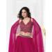 Picture of Stunning Georgette & Net Deep Pink Lehenga Choli