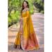 Picture of Shapely Silk Dark Golden Rod Saree