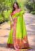 Picture of Comely Silk Olive Saree