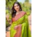 Picture of Comely Silk Olive Saree